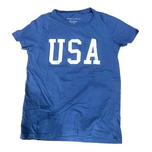 Blue USA Tee Shirt, Size small, Grayson/Threads